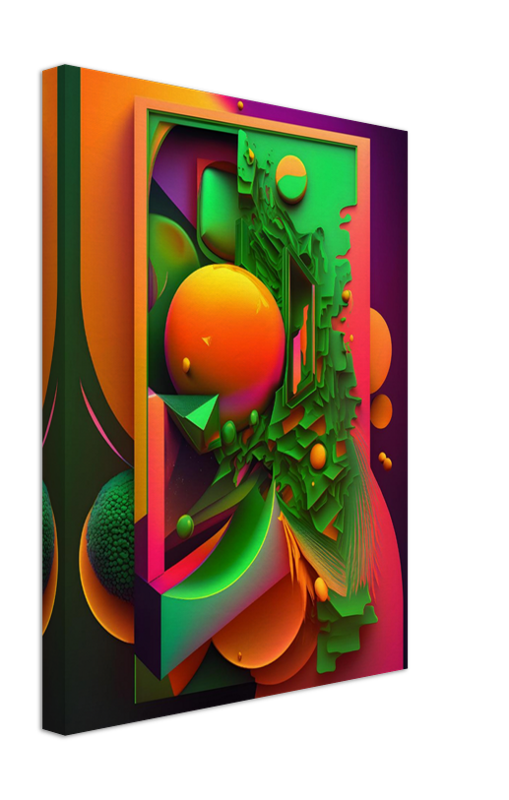 Esplosione Astratta Neon